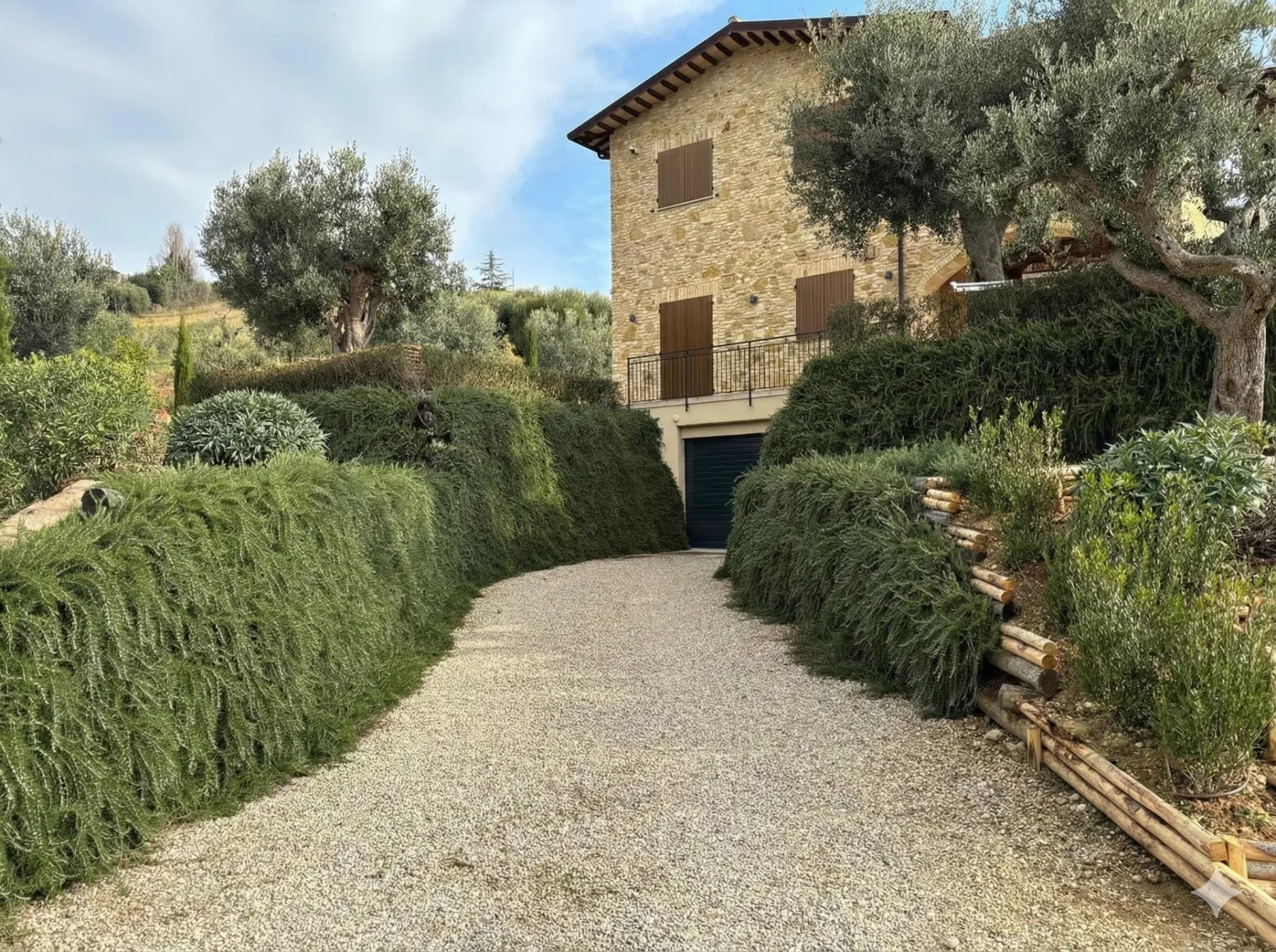 Ingegneria Naturalistica - Versante consolidato con palificate in legno